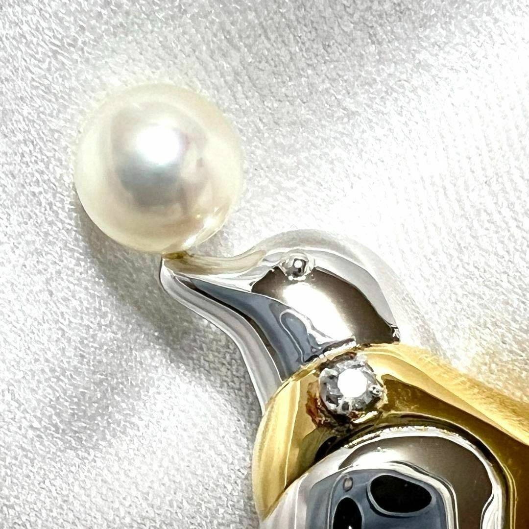 MIKIMOTO - 【希少】ミキモト ブローチ コサージュ パール シルバー