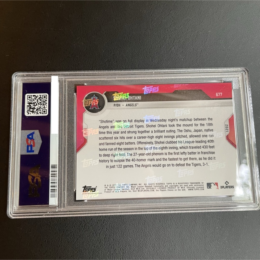 Topps - 【PSA10】大谷翔平 40号ホームラン 8勝目 MLB カード toppsの