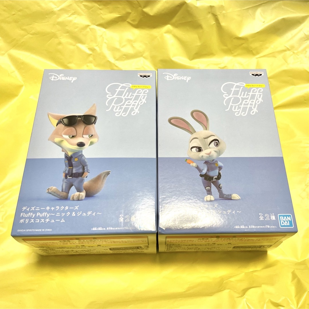 Disney - 新品 ディズニー ズートピア ニック ジュディ fluffy puffy 2