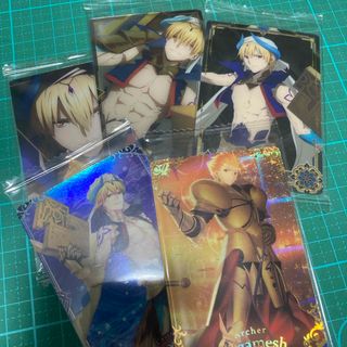 fate fgo ウエハース 未開封 ギルガメッシュ キャスギル 5枚セットの