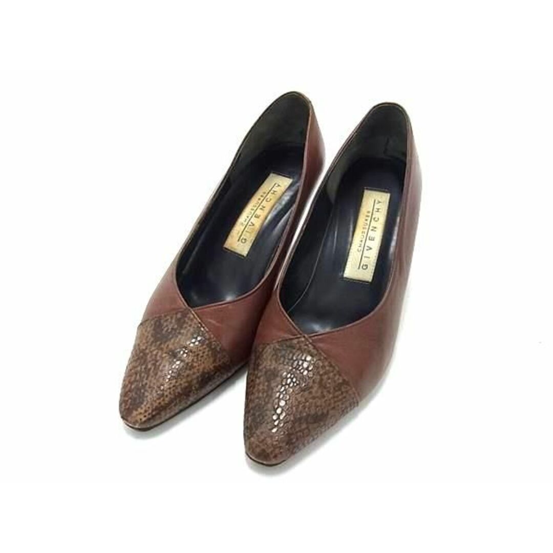 GIVENCHY - GIVENCHY ジバンシィ レザー ヒール パンプス 表記サイズ