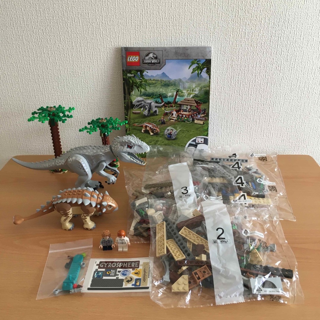 レゴ ジュラシックワールド 75941 インドミナスレックスvsアンキロ