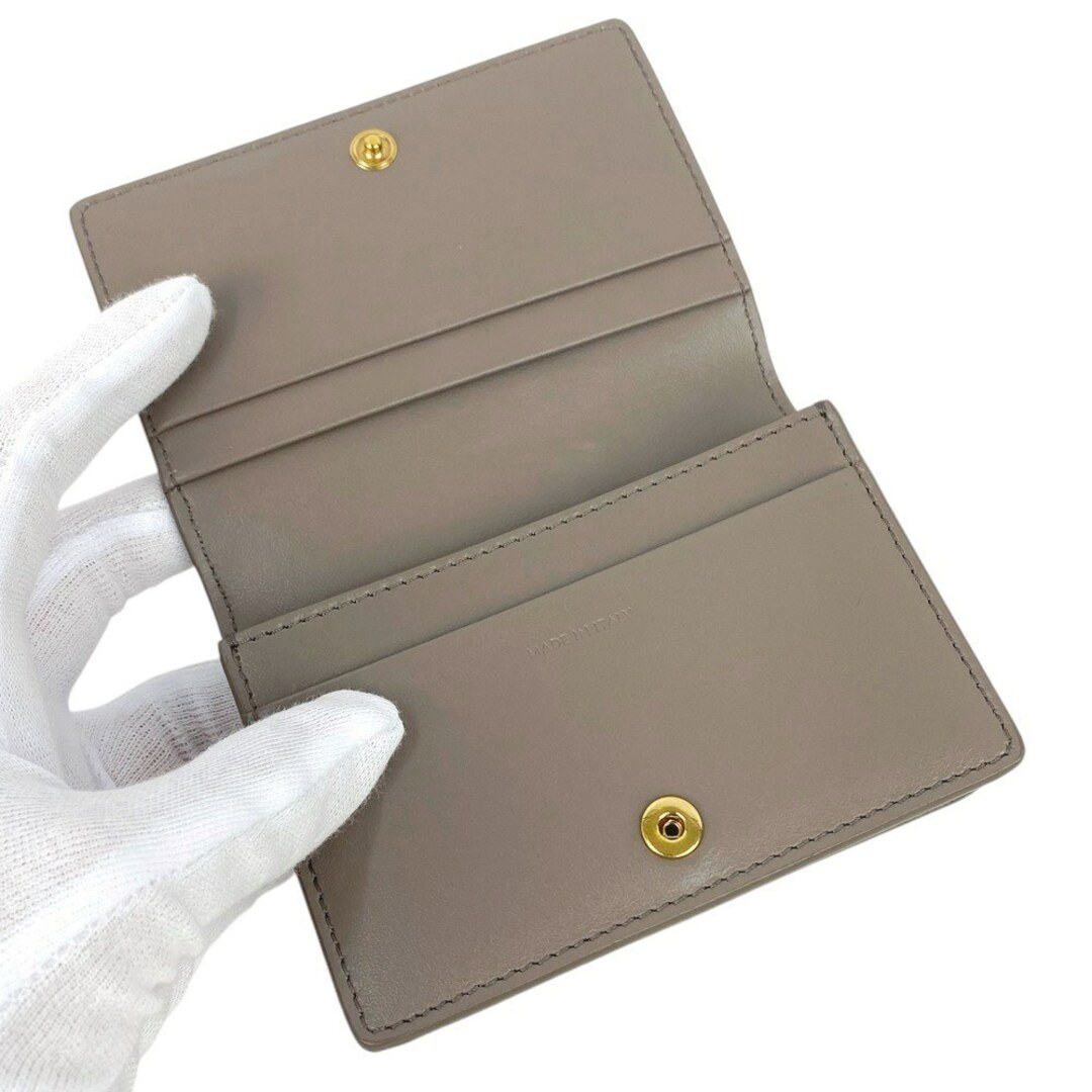 CELINE - □新同□ セリーヌ カードケース 名刺入れ レザー グレー