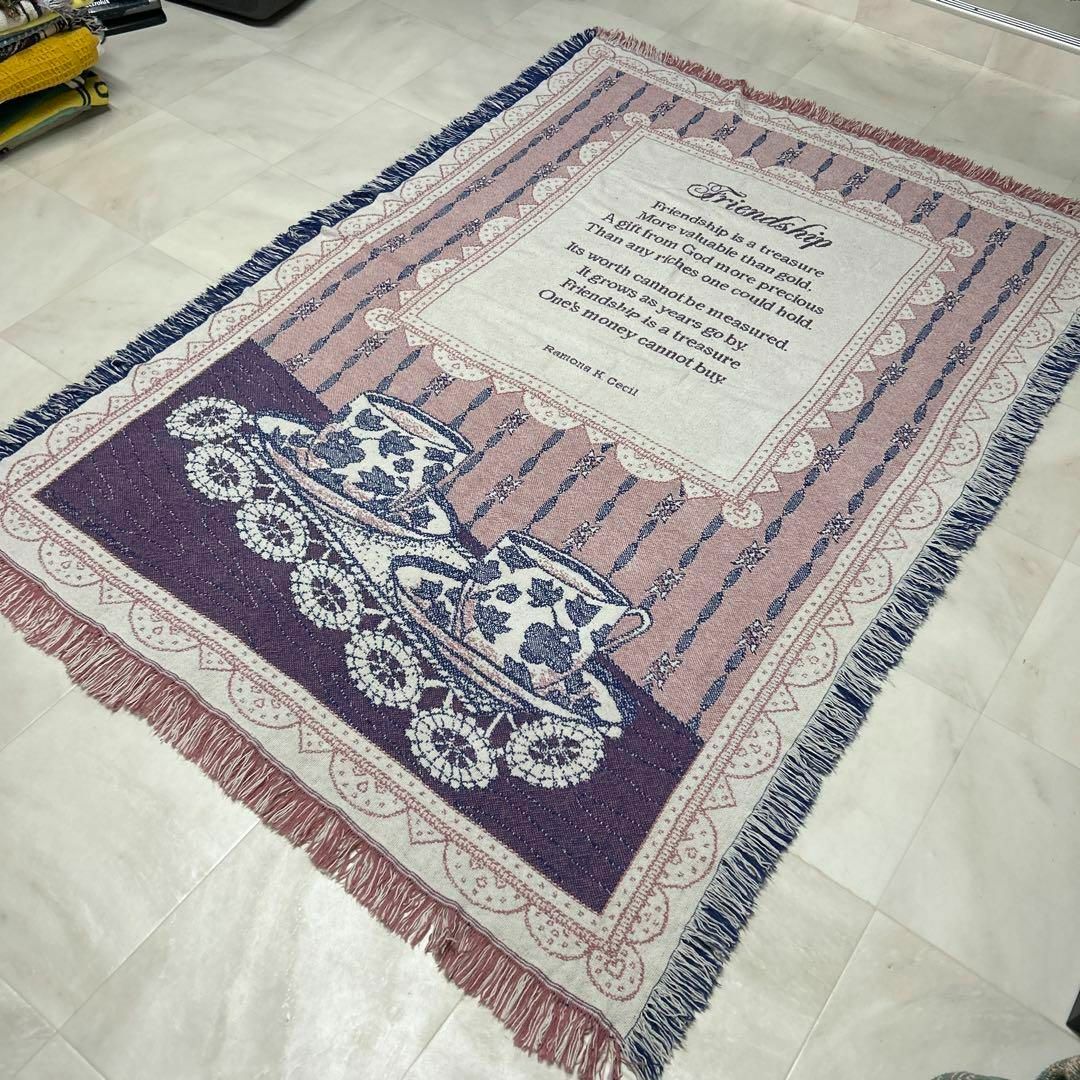 ファッション 友情 マルチカバー ソファカバー ヴィンテージラグ 176x120