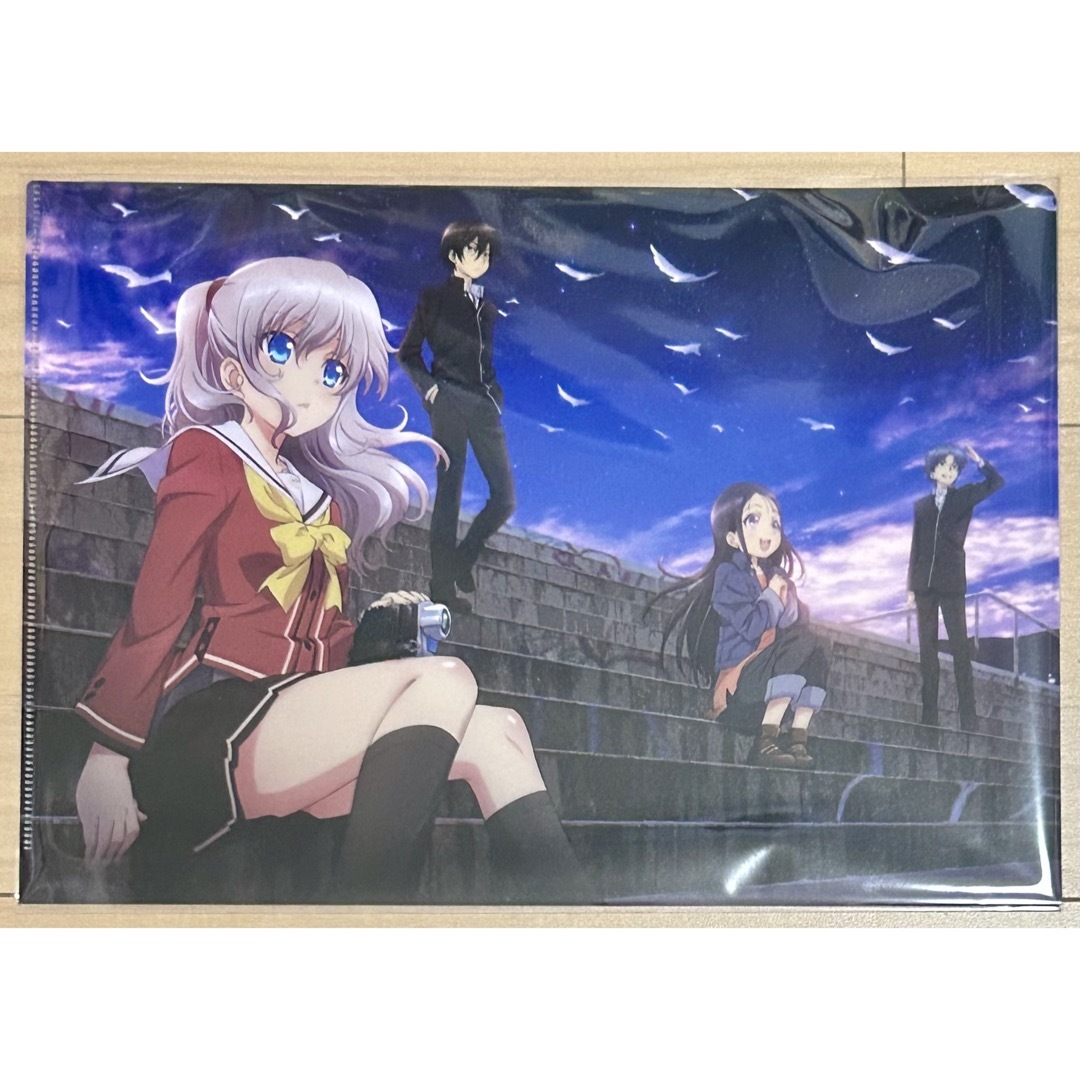 Charlotte シャーロット BD ゲーマーズ 特典 クリアファイル コンプの