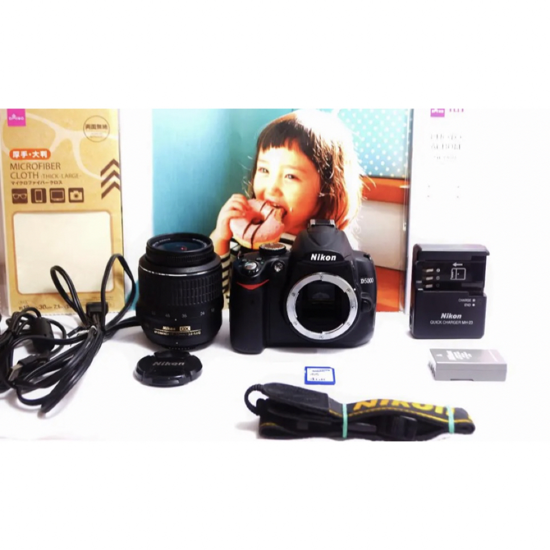 ニコン Nikon D5000☆スマホに転送OK☆自撮りラクラク☆即日発送ニコン