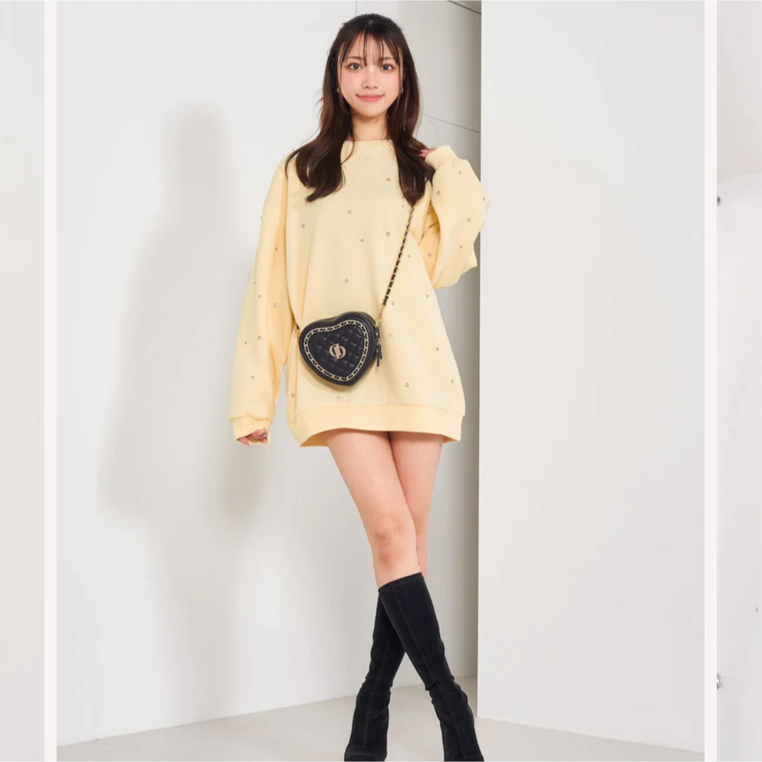 Darich - Darich ランダムビジュースプリングプルオーバ yellowの通販