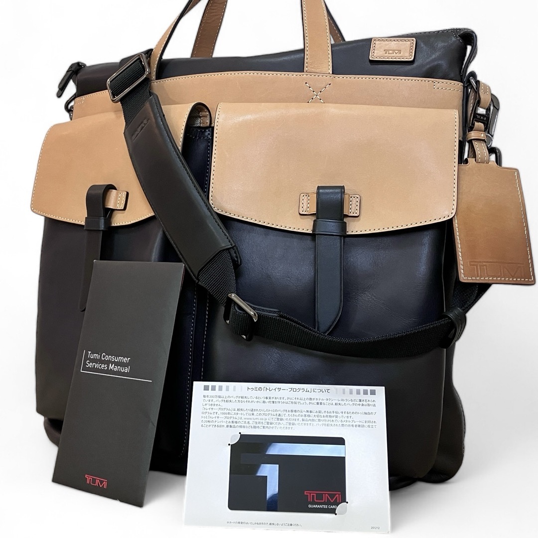 超美品TUMI 極美品 TUMI トゥミ 2way ビジネスバッグ 68516DE ブラック