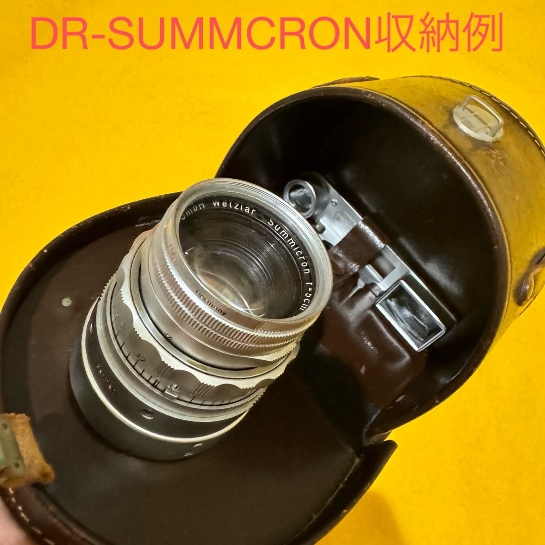 LEICA - LEICA ライカ 珍品 DRズミクロン レザーハードケース メガネ