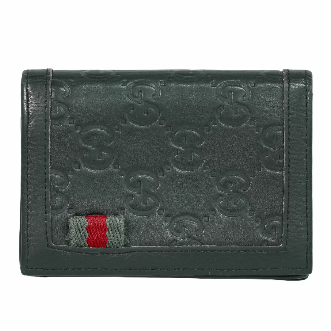GUCCI - 本物 グッチ GUCCI シェリーライン グッチシマ レザー カード