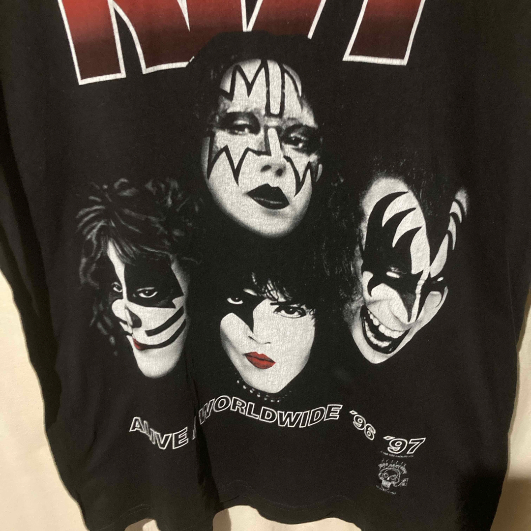 VINTAGE - 90s USA製 KISS Tシャツ BLACKPINK ROSE ロゼ 着用の通販 by