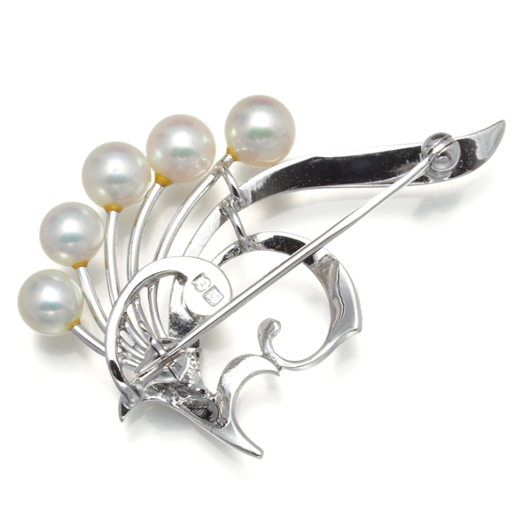 MIKIMOTO - ミキモト ブローチ パール 真珠 5.0-5.8mm シルバー の通販
