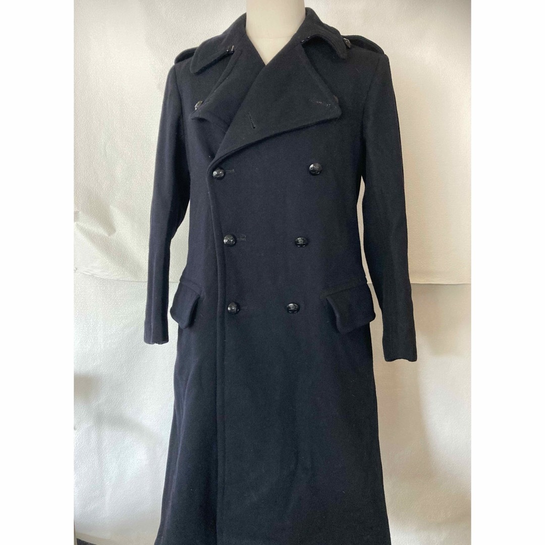 MILITARY - 50s イギリス軍 CD ダブルブレスト グレートコート Size 5