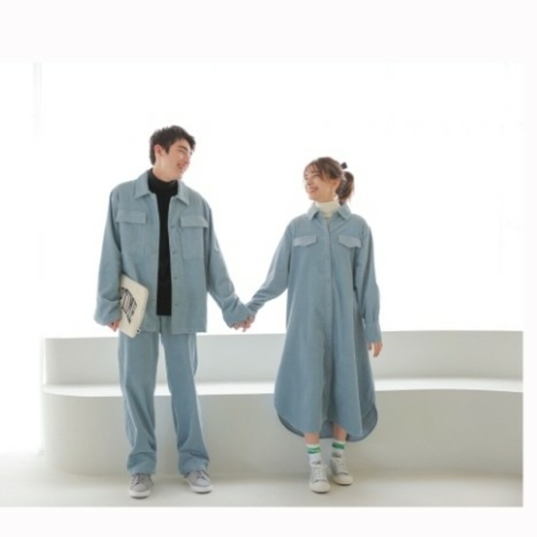 naptime 2022 FW ナップタイム コーデュロイワンピース ホワイト