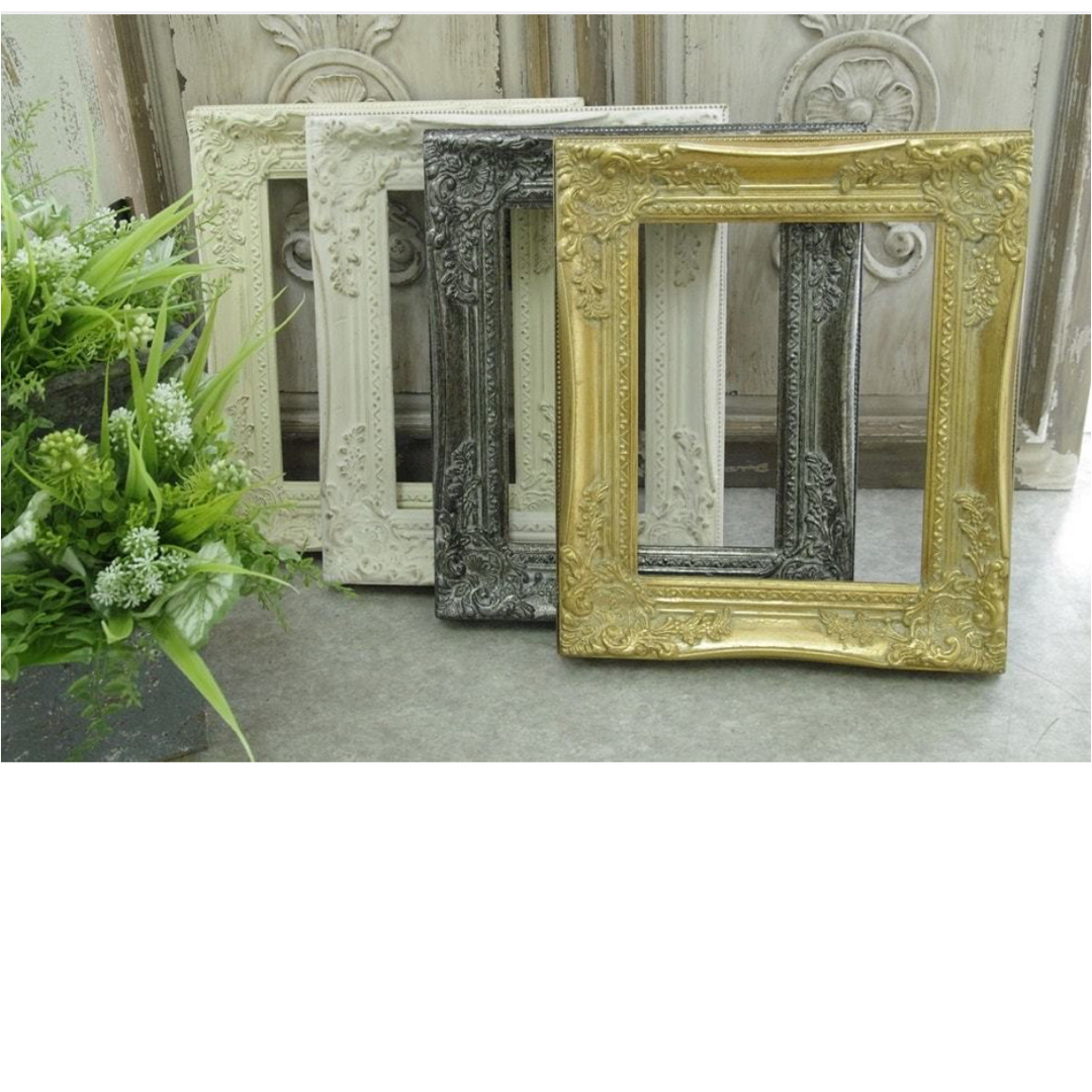 アンティーク風 雑貨 額縁 アンティーク ガラフレーム ゴールド Sの