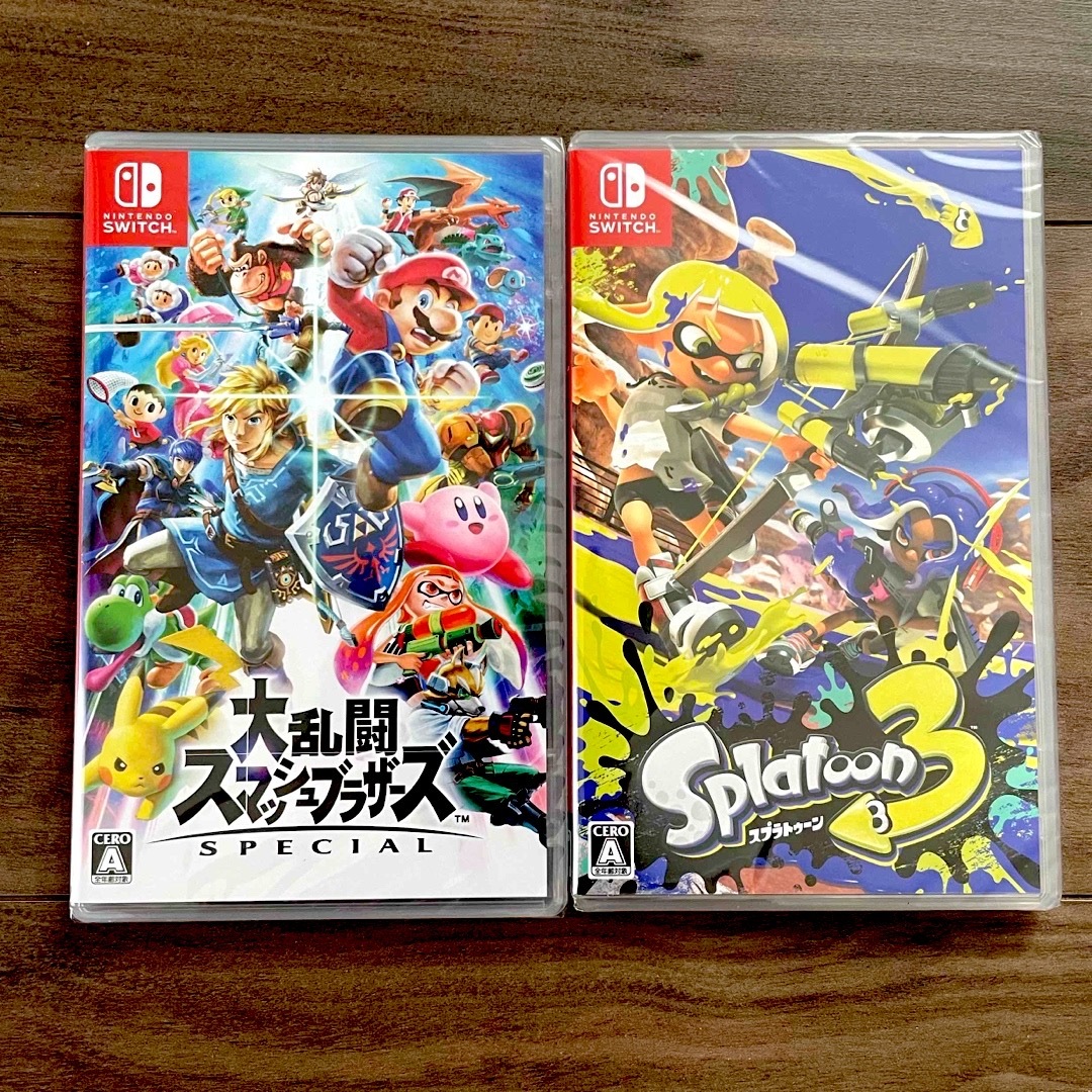 スプラトゥーン3とスマブラのセット 大乱闘スマッシュブラザーズ