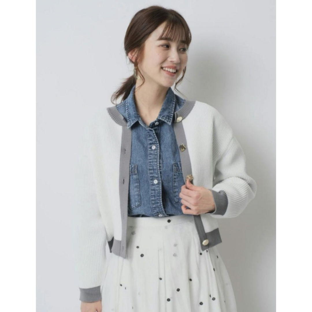 JUSGLITTY - JUSGLITTY シャイニーマルチボタンカーディガンの通販 by