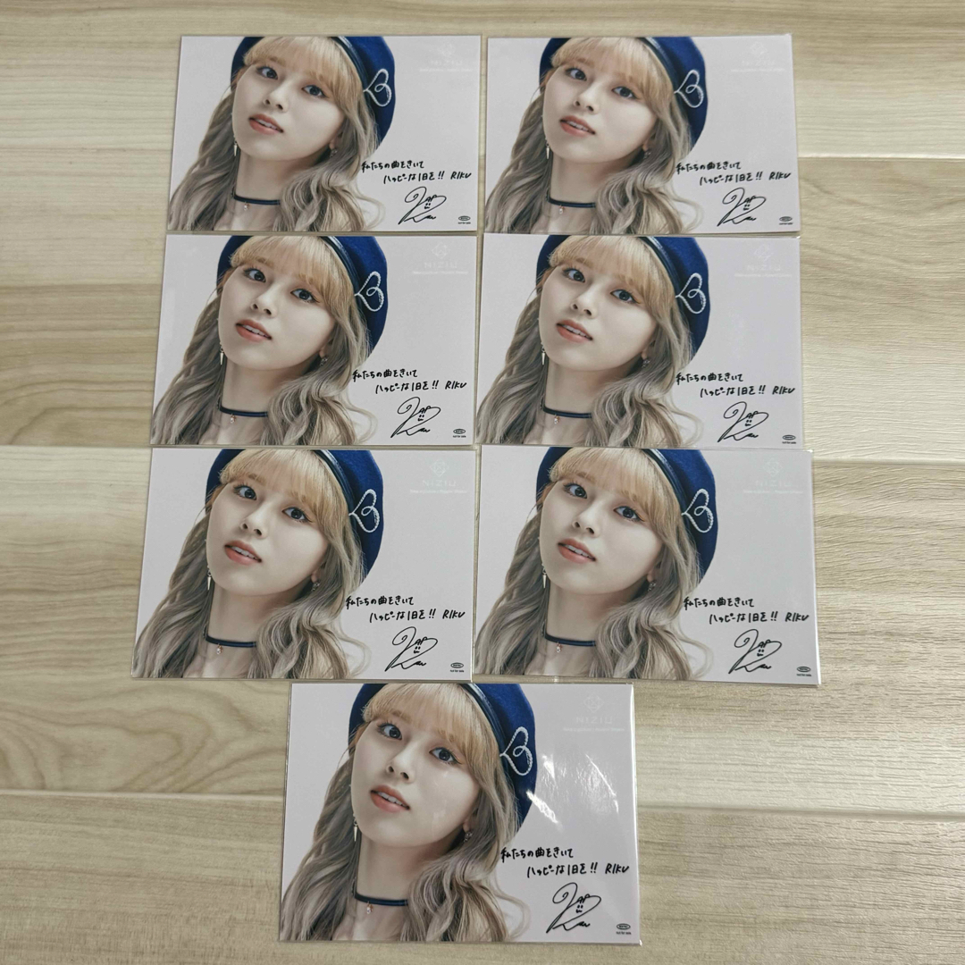 NiziU - NiziU リク Take a picture メッセージカード 7枚セットの通販