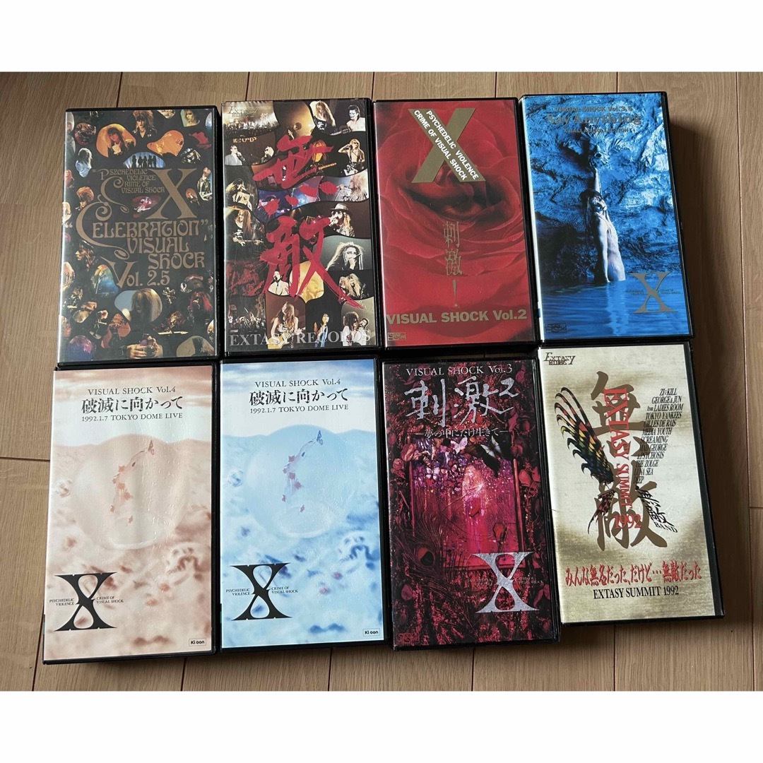 X japan VHS ライブビデオ 8本セットの通販 by arakixx｜ラクマ