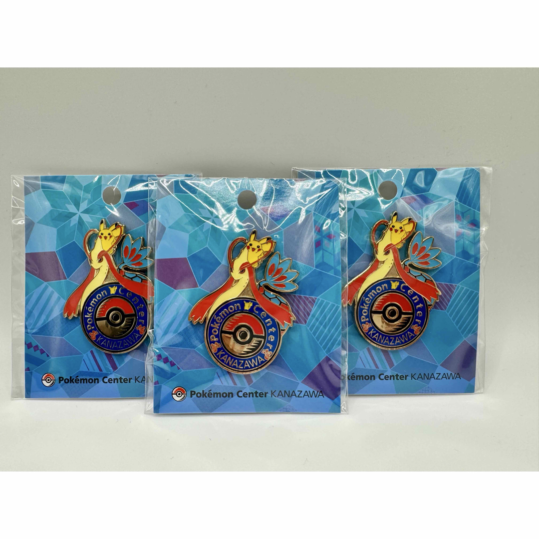 ロゴピンズ ピンバッジ ポケモンセンター ポケセン 金沢 ミロカロス 9