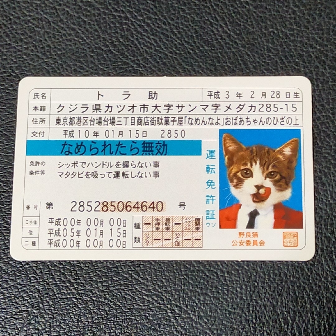 平成レトロ なめ猫免許証3枚セットの通販 by tomi's shop｜ラクマ