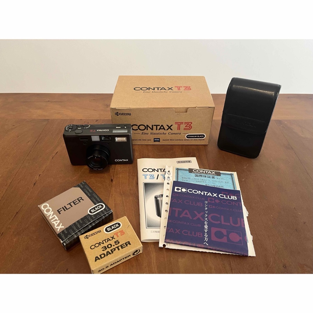 CONTAX - CONTAX T3 チタンブラック 【ジャンク】の通販 by apple's