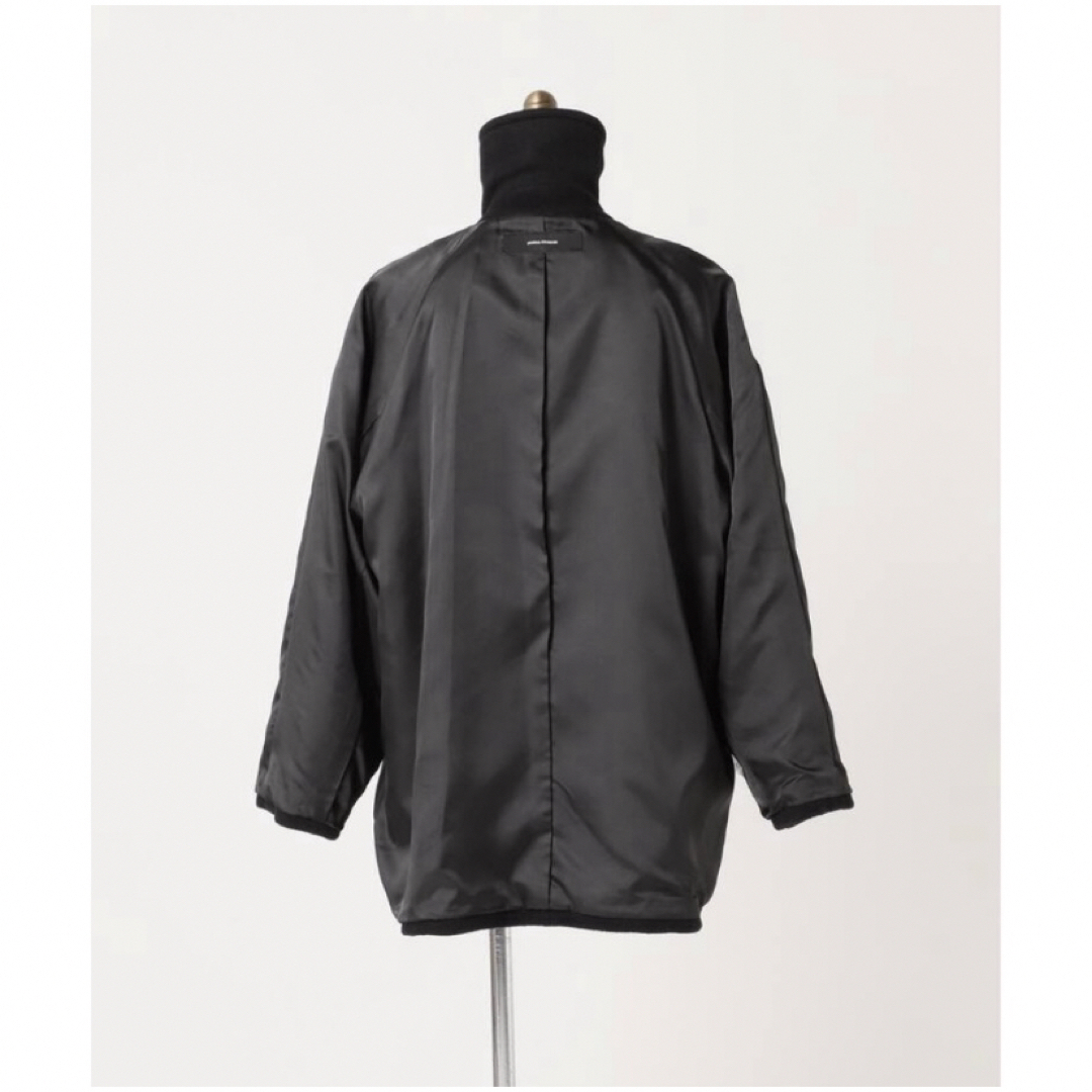 ジャーナルスタンダード ウールアンゴラバルカラーミドルコート グレー