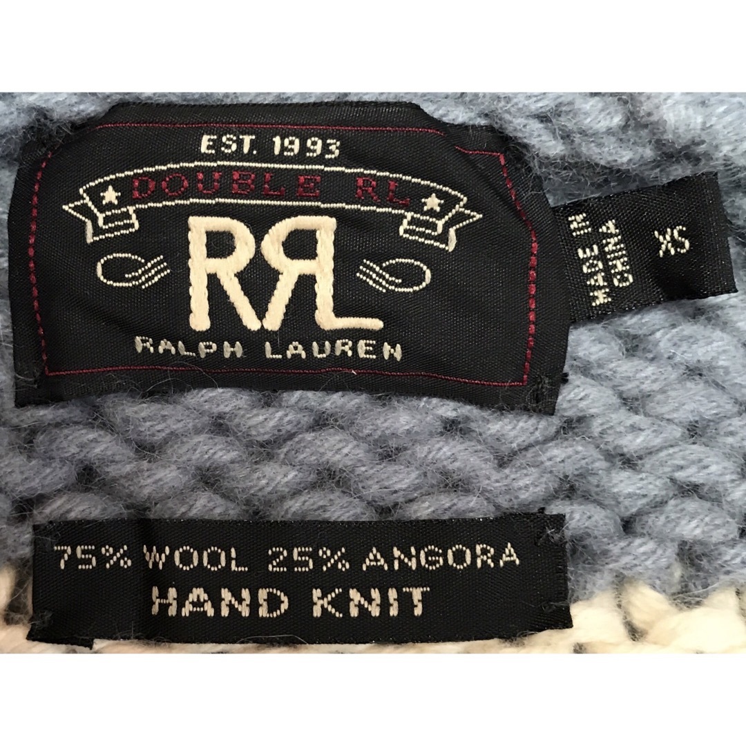 幻 超スペシャル 可愛すぎるホエール柄 鯨 RRL カウチン ニット