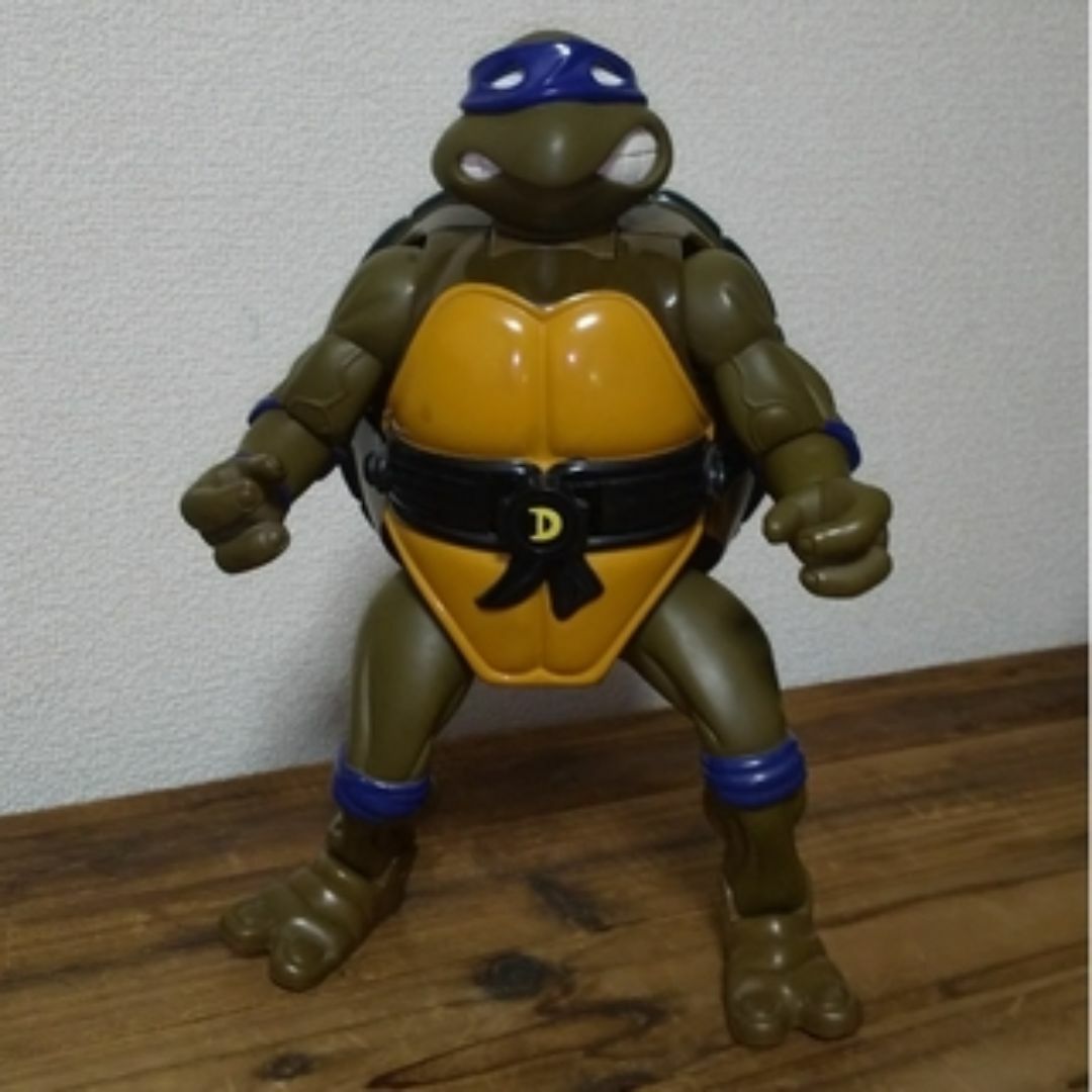 90's ミュータントタートルズ ジャイアント 変形フィギュア 2種の通販