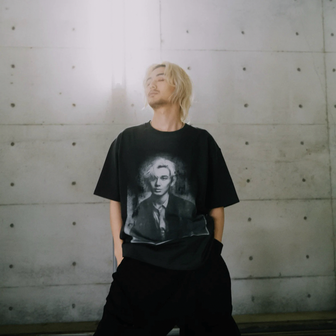 藤井風 Black piano Tシャツ Mサイズ 藤井風 藤井風 Black T-shirt Fujii