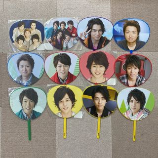 嵐 コンサート グッズ うちわ ミニうちわ まとめ売りの通販 by 114｜ラクマ