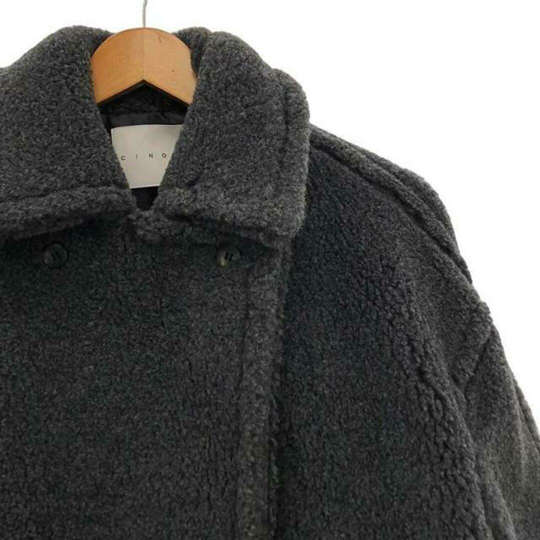 CINOH - CINOH / チノ | CI BOA COCOON COAT ボアコート | 38 | グレー