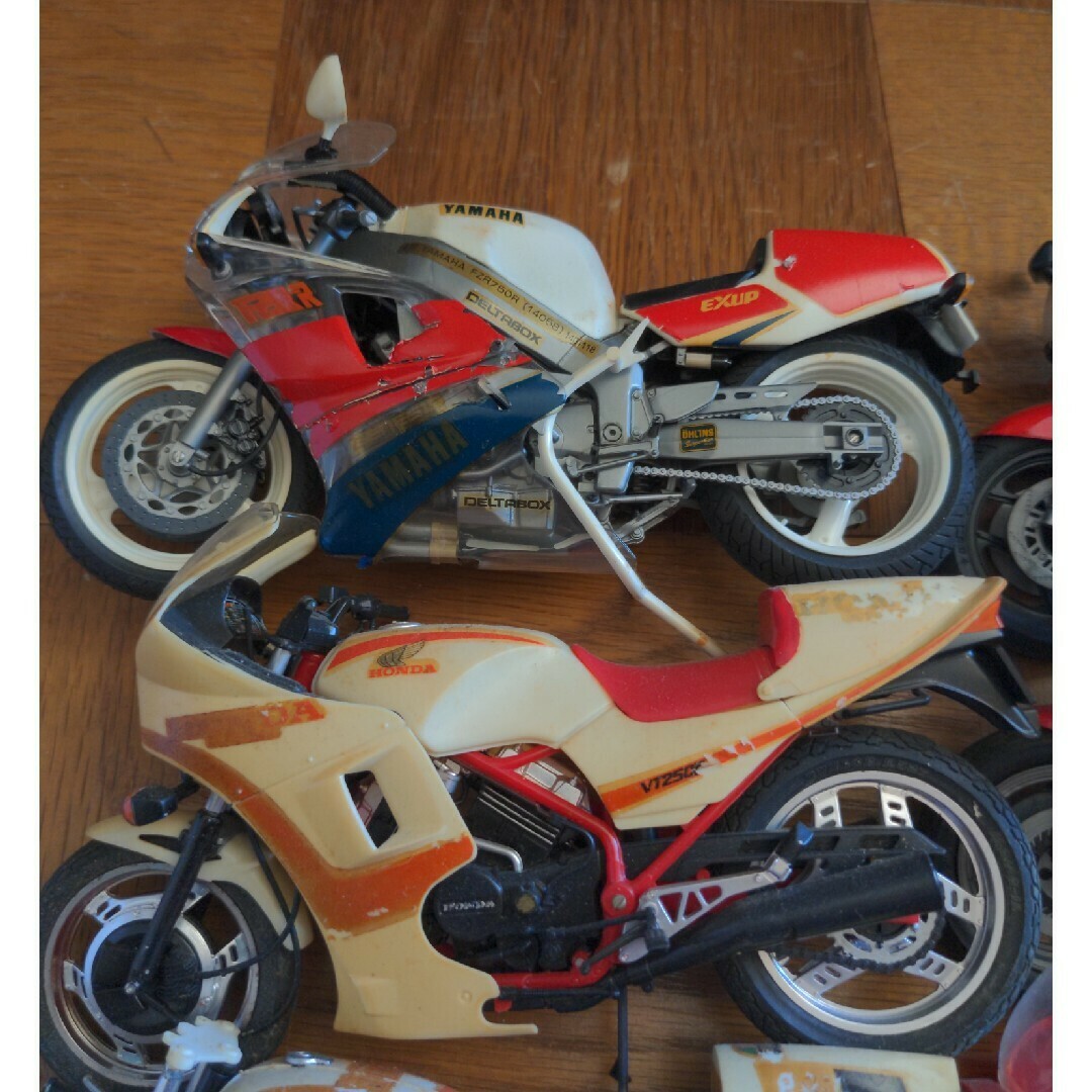 ジャンク 大量 組立済み バイク プラモデル/ホンダ ヤマハ スズキの
