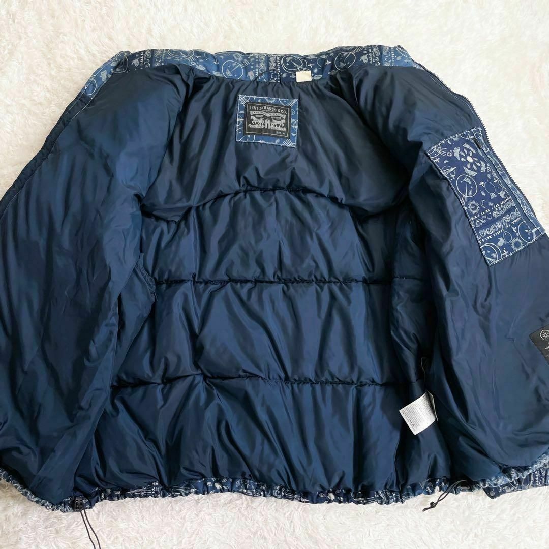 Levi's - 美品 Levi's リーバイス ダウンジャケット バンダナ柄 デニム