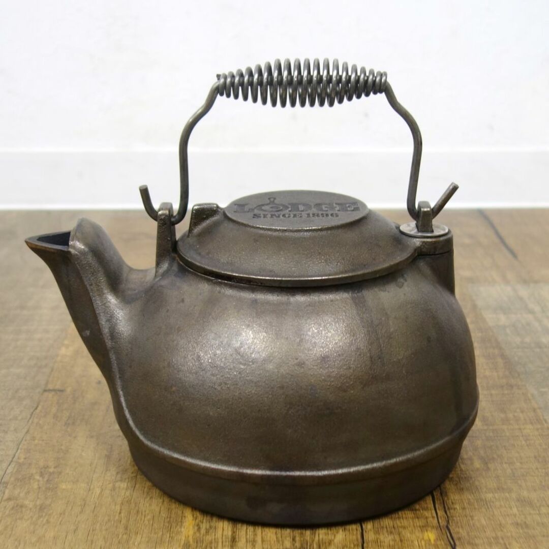 ロッジ LODGE 廃盤 ビンテージ ティーケトル 2TK2 鉄 鋳物 やかん