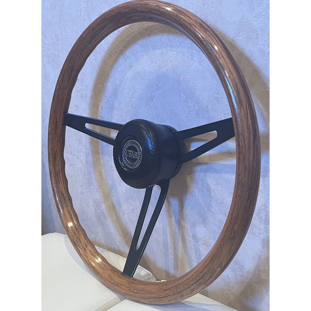 スバル - スバル 旧車 純正オプション ステアリング ハンドル 当時物