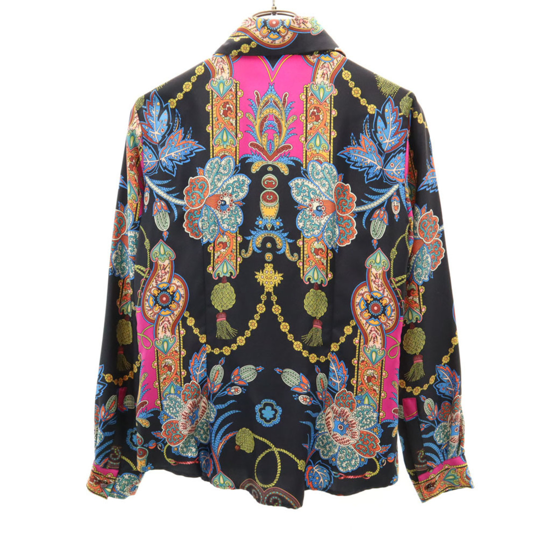 ETRO - 未使用 エトロ イタリア製 シルク 総柄 長袖 シャツ 42
