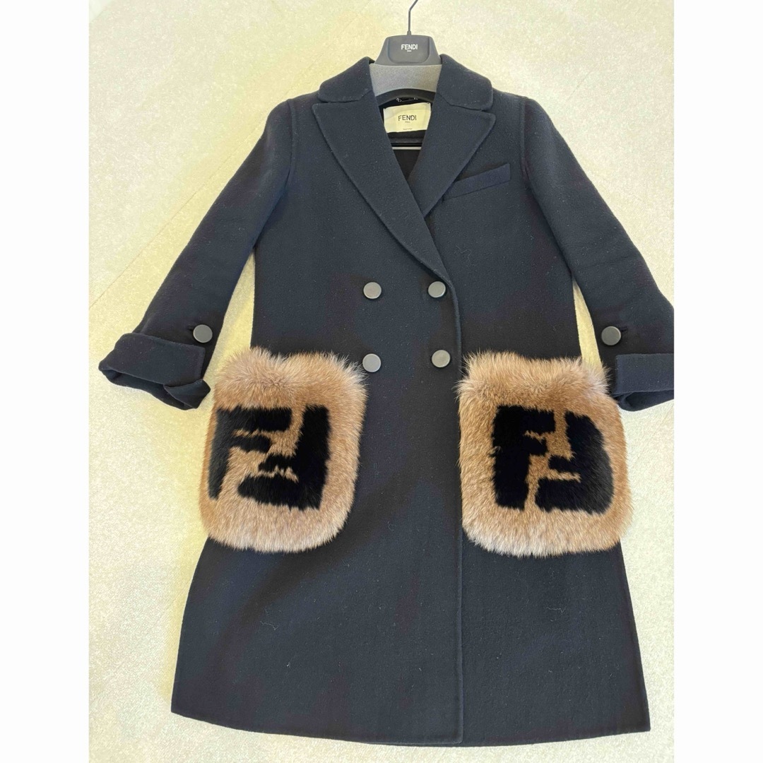 FENDI - FENDI ポケットファーコートの通販 by kira｜フェンディならラクマ