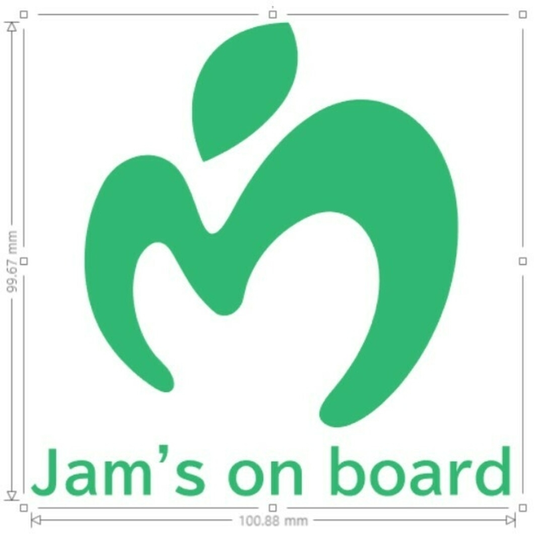 Mrs. GREEN APPLE ミセス JAM'S ステッカー 乗ってますの通販 by ぺけ
