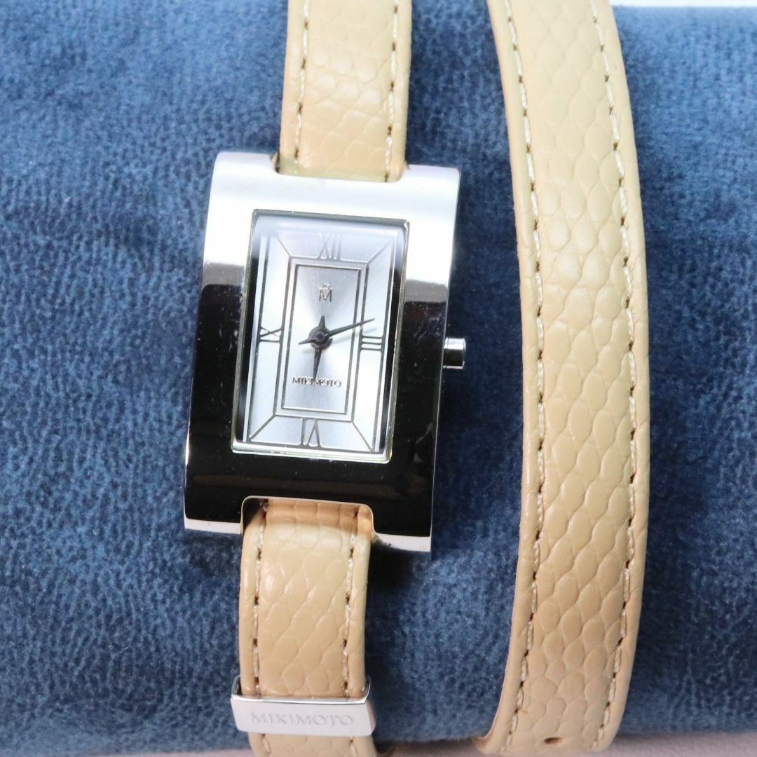 MIKIMOTO - ミキモト インターナショナル 時計 二重巻き レザー 腕時計