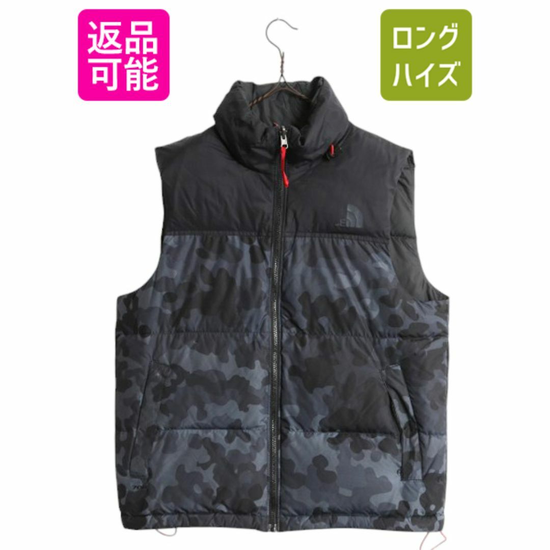 THE NORTH FACE - ノースフェイス 迷彩 ヌプシ ダウン ベスト メンズ S