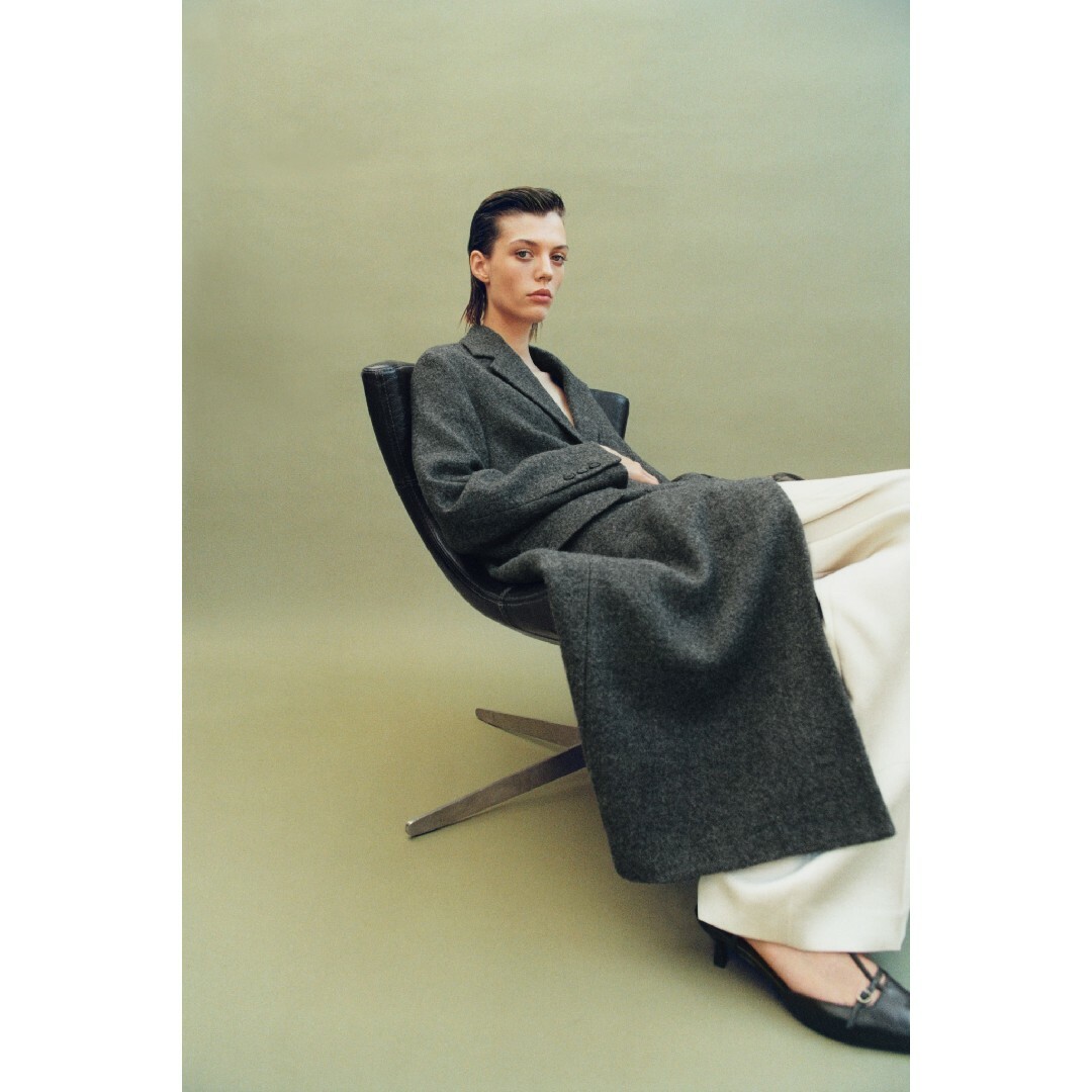 ZARA - ZARA ZW COLLECTION 100%ウールコート XS-Sサイズの通販 by