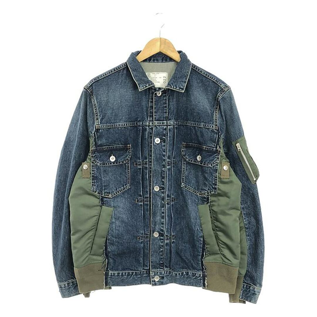 sacai - sacai / サカイ | Denim x Nylon Twill Jacket MA-1