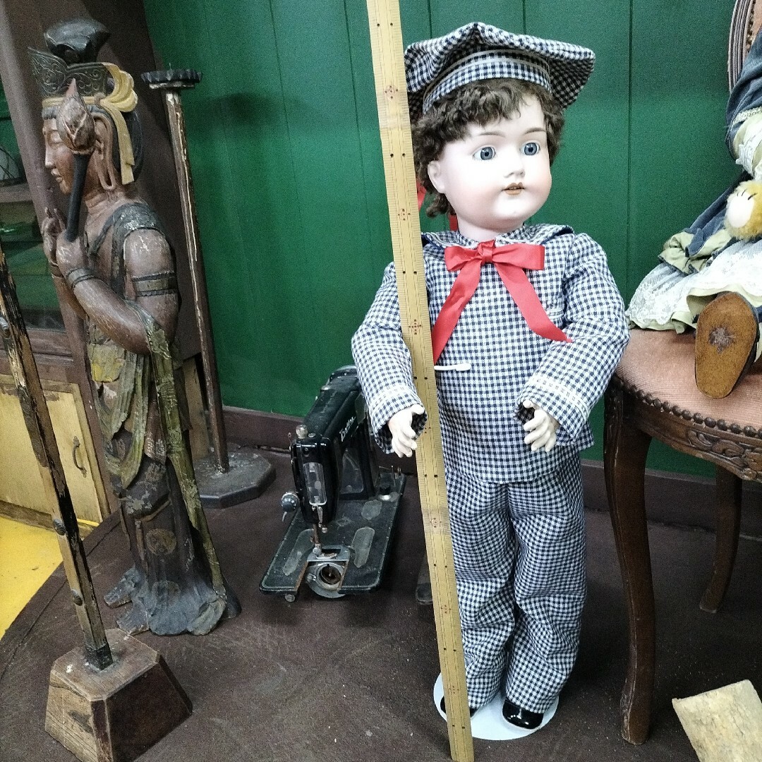 ビスクドール 珍しい男の子 第一次世界大戦モデル アーモンド