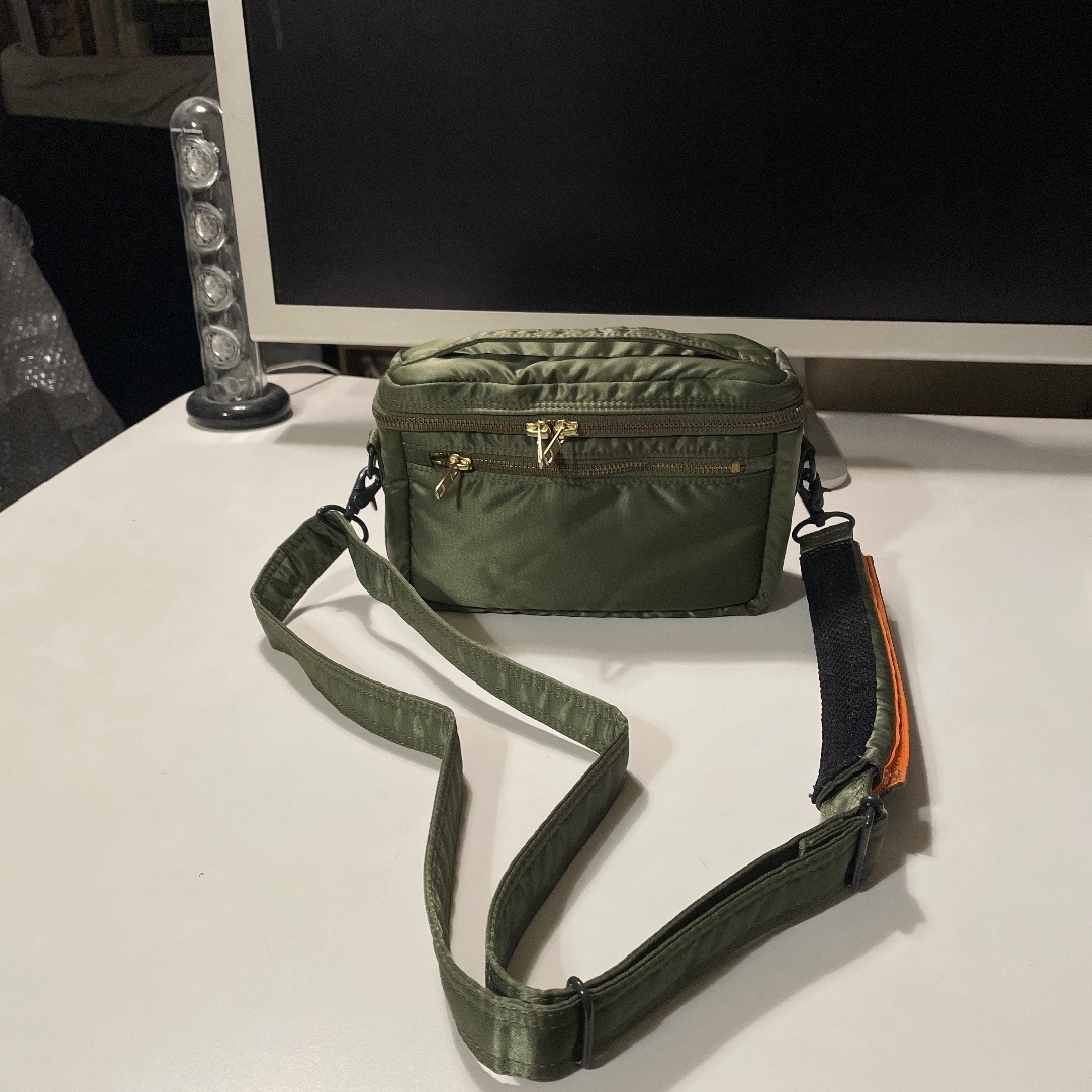 PORTER - 希少 初期 PORTER タンカー カメラバッグ S セージグリーン