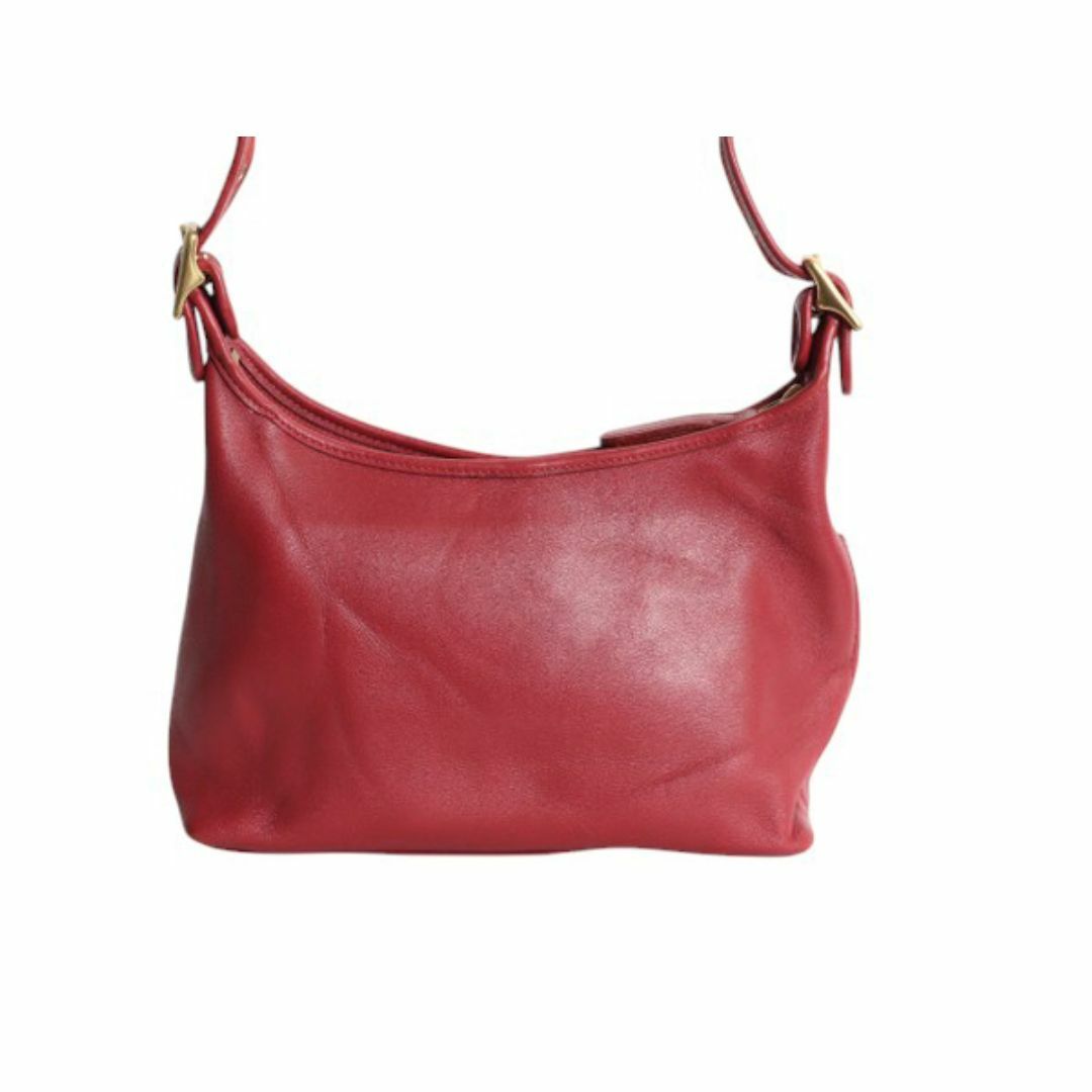 COACH - オールドコーチ 本革 レザー ミニ ショルダー バッグ 赤 COACH