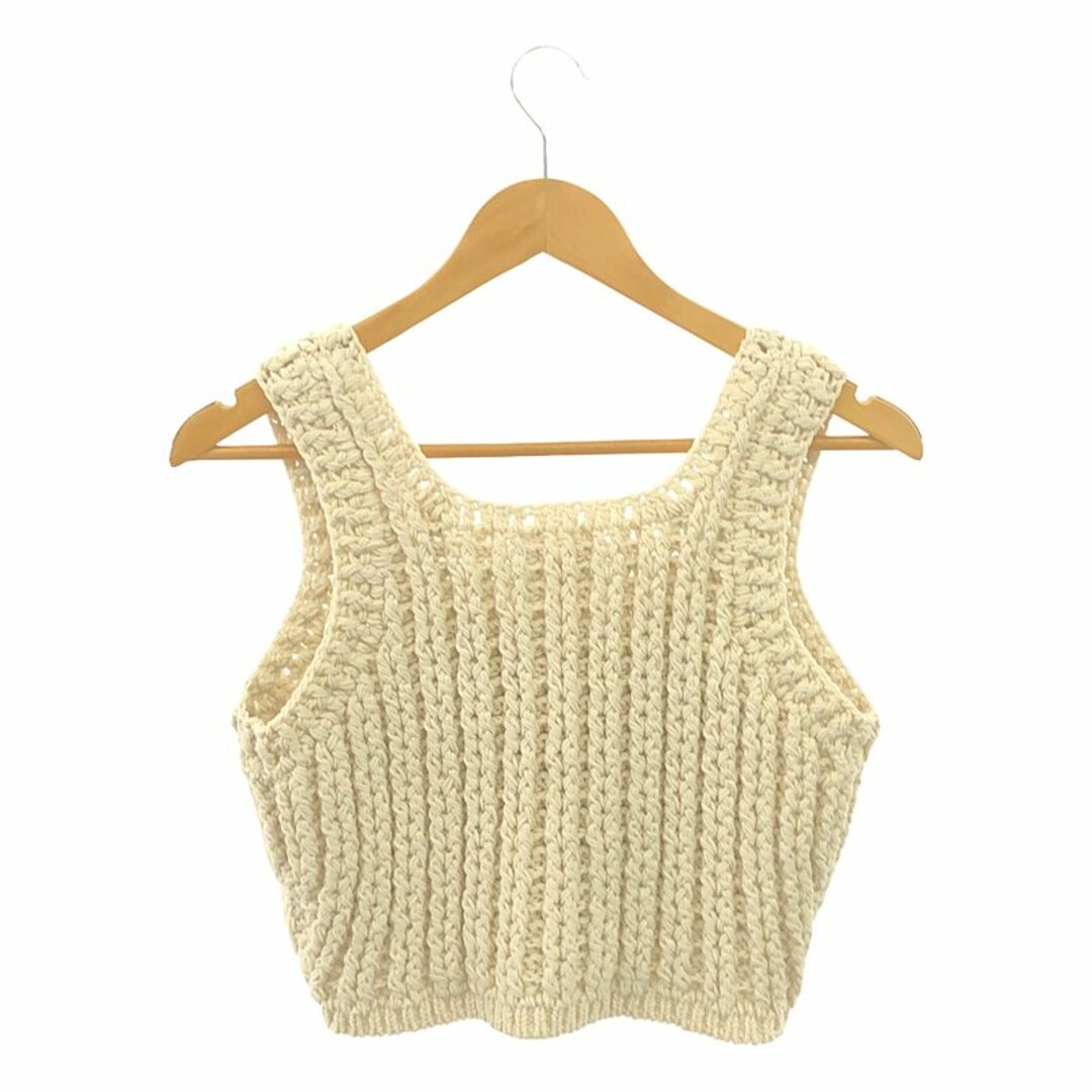 THE SHISHIKUI / シシクイ | Crochet ショート丈ニットトップス | F