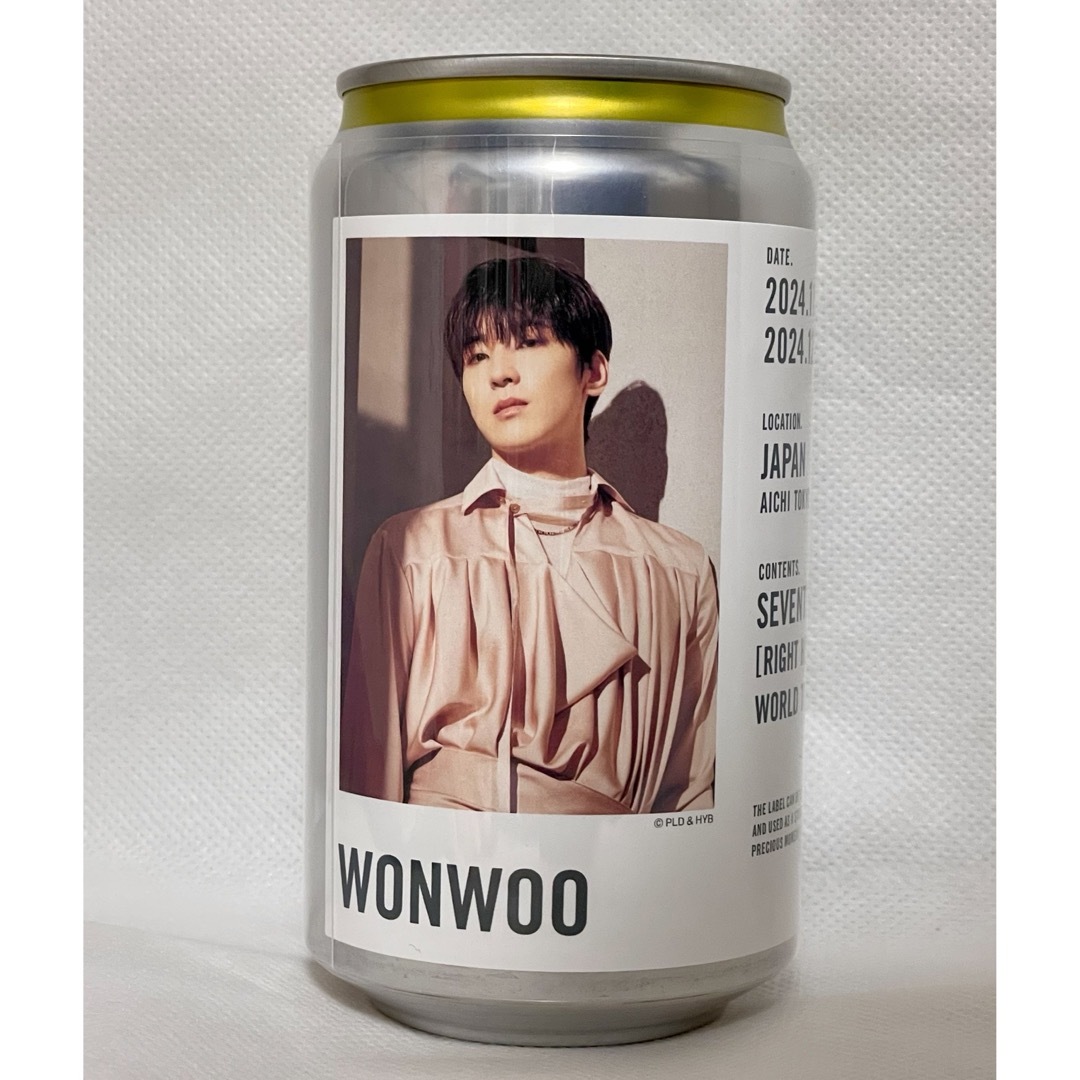 SEVENTEEN - SEVENTEEN セブチ ウォヌ ラベルドリンク 缶ジュースの