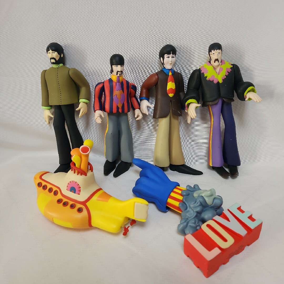 THE BEATLES - ビートルズ フィギュアセット イエロー・サブマリンの