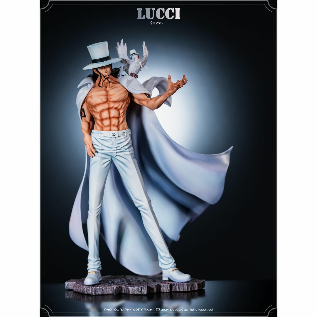 ワンピース CP0 ロブ・ルッチ フィギュア ガレージキット 塗装済み完成